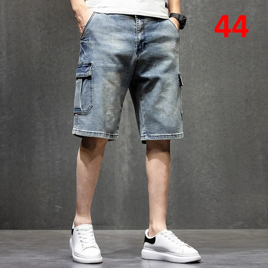 Save Big on Bulk Size 24 Denim Shorts Men's Plus Size Summer Cargo Shorts  Baggy Fit, Denim, Streetwear, Casual Best Deals on DHgate