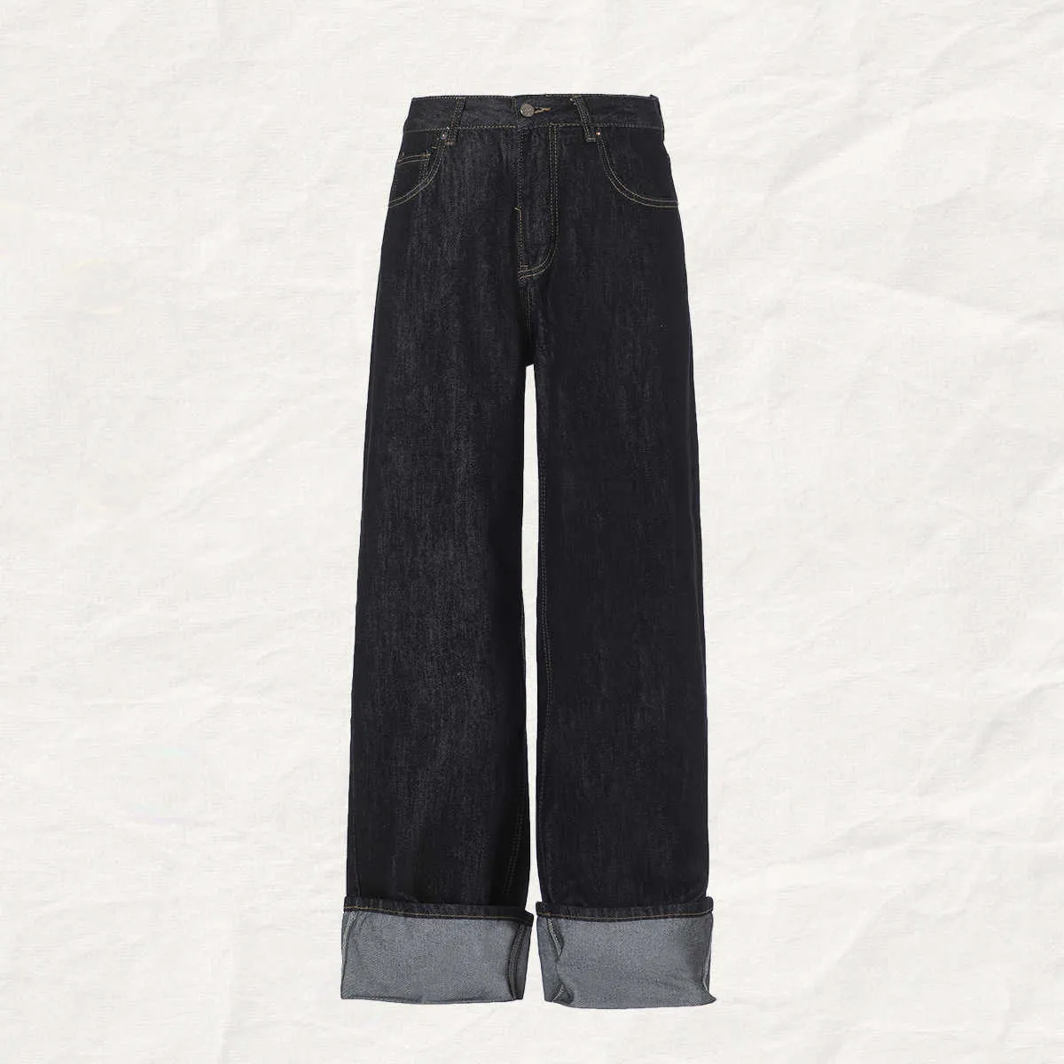 パンツ 00s whoowap patchwork wide denim pants WHOOWAP Men's American Style Patchwork loose jeans
