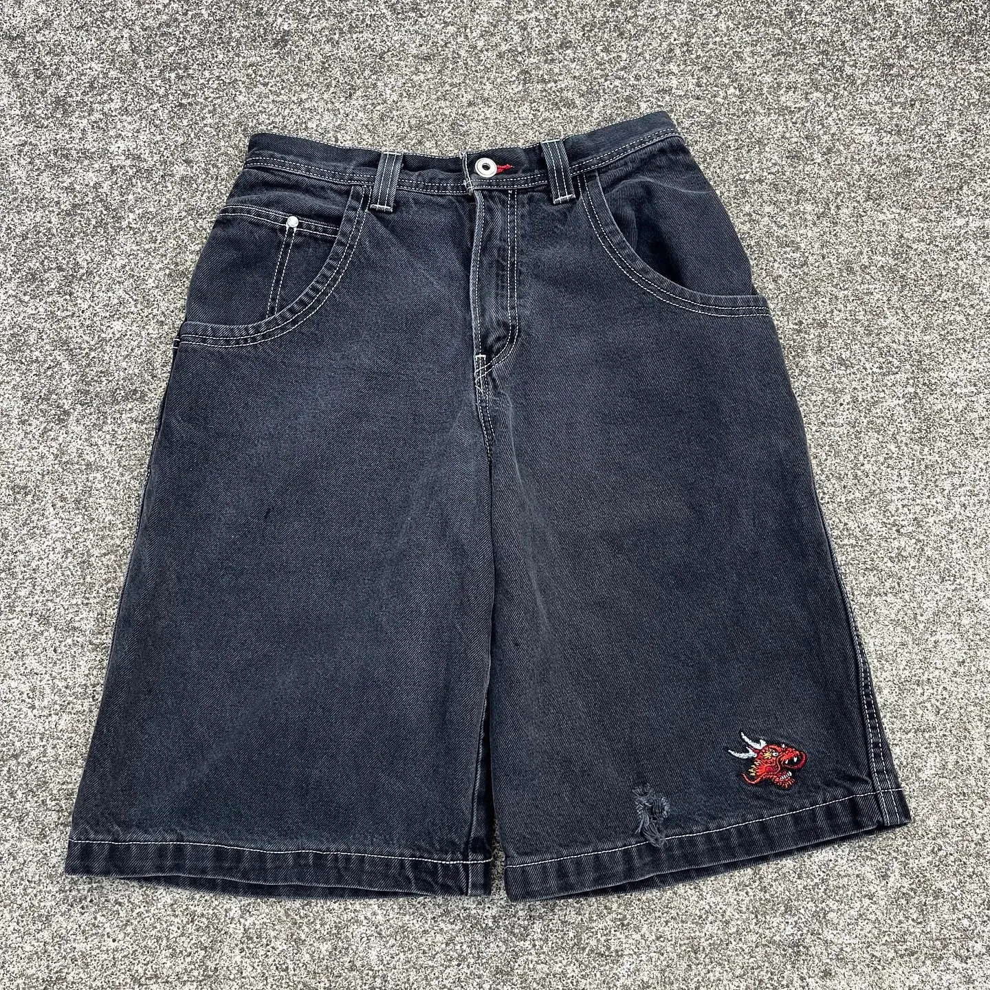 Baggy Vintage Jnco Jort cargo pants for Men - Short Cargo Jeans 