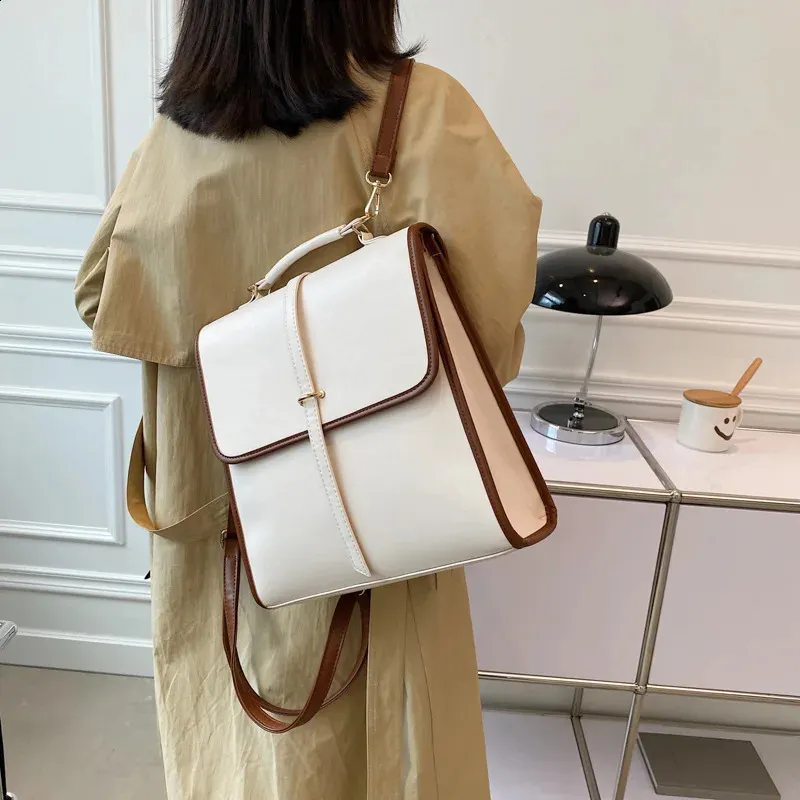 British fashion women\'s backpack Amazon.com: Mn&Sue British Style Fashion Women Backpack  main image 4
