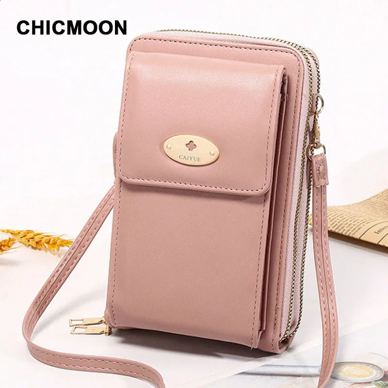Stylish PU Leather Cell Phone Bag Crossbody For Women With Cell Phone Pocket Card Slots And Wallet Perfect For Everyday Use 240824 From Coisinistore 14.46 DHgate.Com