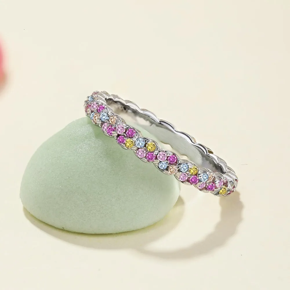 DHgate.com:Sterling Silver Zircon Diamond Ring - Colorful DHgate.com:Sterling Silver Zircon Diamond Ring - Colorful