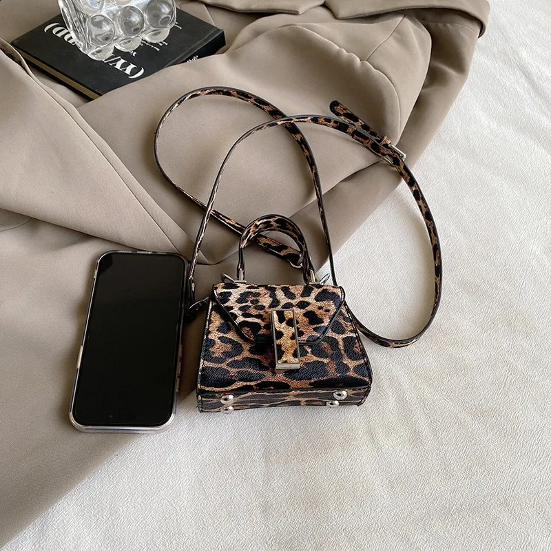 Leopard Print Mini Crossbody women's designer handbags
