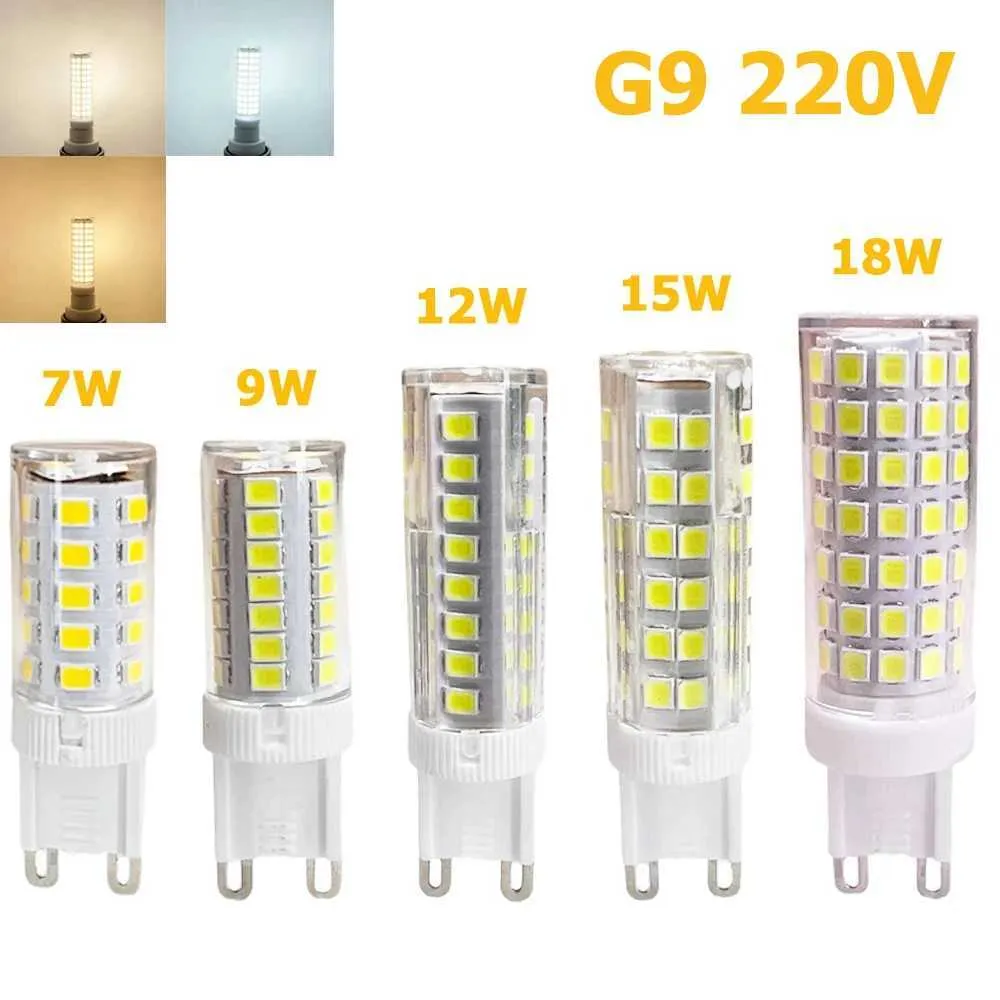 Mini G9 LED bulb 7W-18W 220V LED corn light 2835 SMD cold/warm/neutral ...