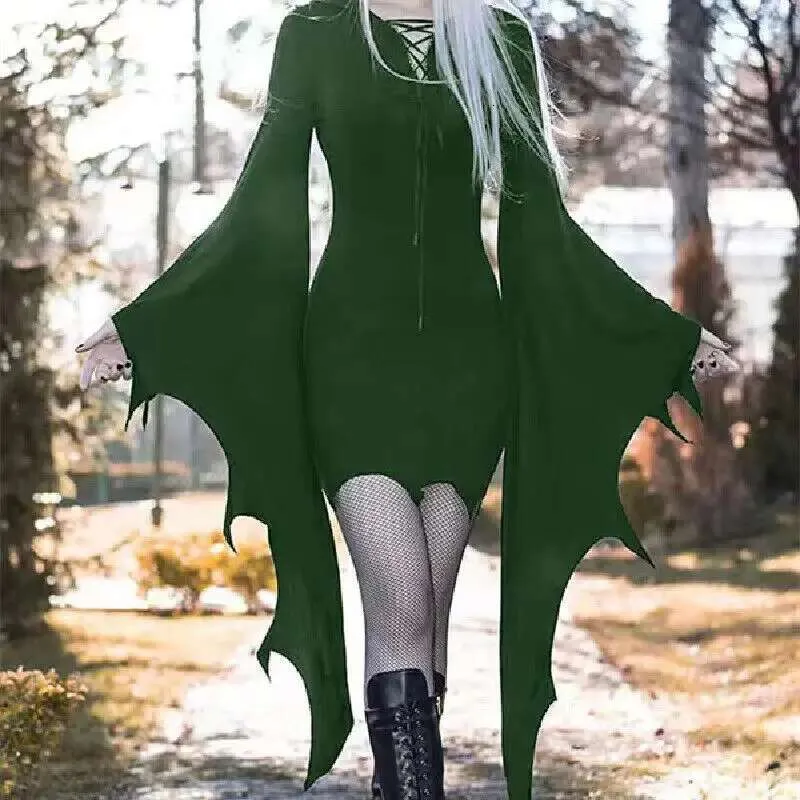 Witch Vampire Nienna Costume Gothic Mini Dress With... From  Chaoren_clothes, $10.36 In Bulk | DHgate.Com