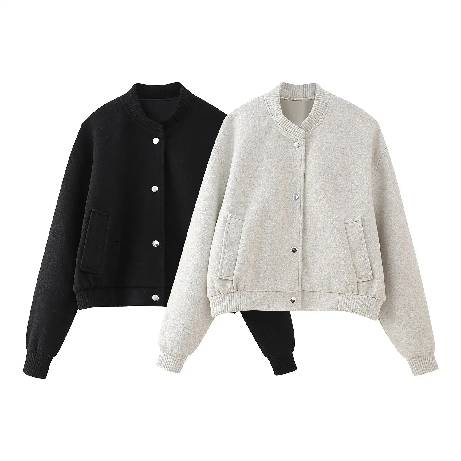 ★OY★DOUBLE PLEATS BOMBER JACKET-GREY★正規品/韓国直送料込 DHgate.com:Womens Grey Bomber Jacket: Stand-up Collar, Long
