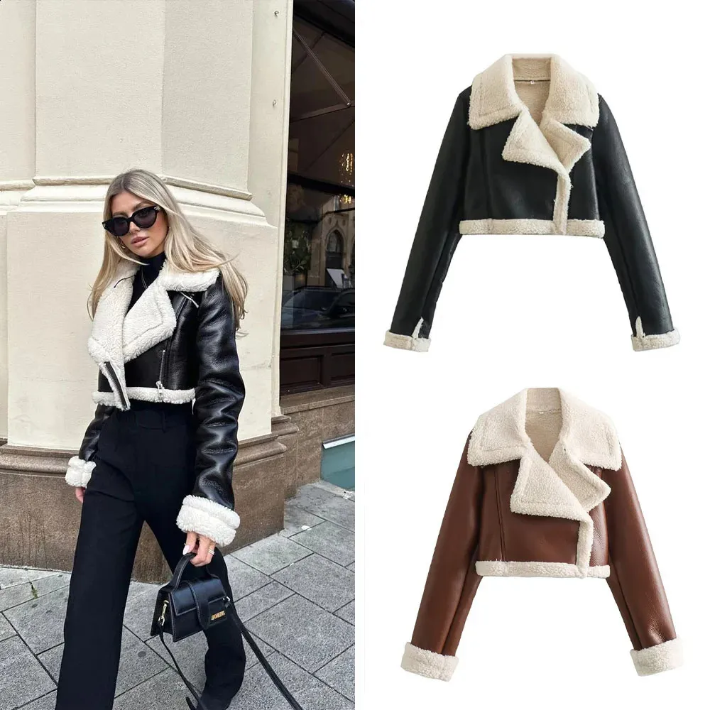 【SPERONE】Double Cropped Jacket Woman DHgate.com:Double Zipper Leather Crop Jacket - Premium