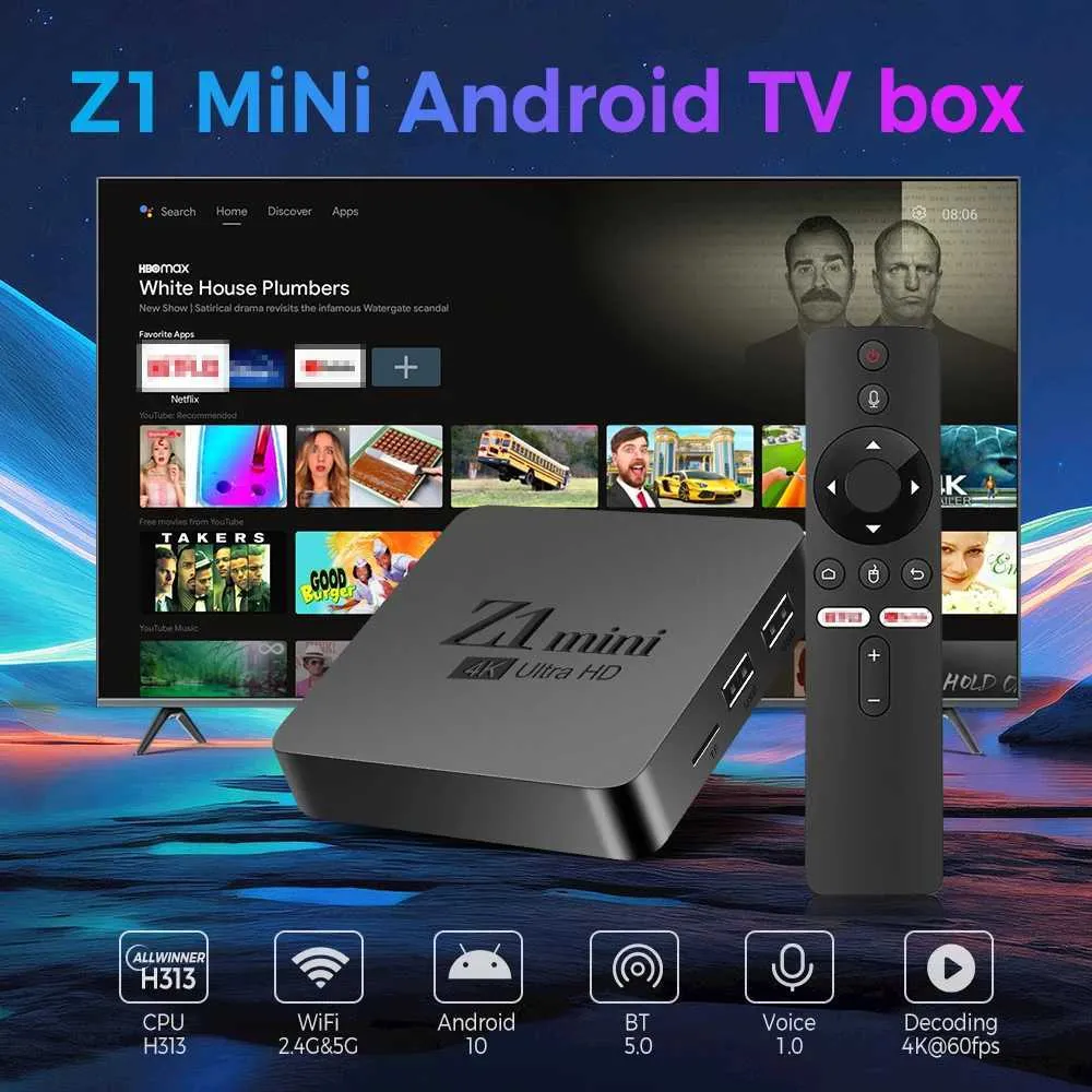 Z1 Mini ATV Android 10 Smart android tv box with