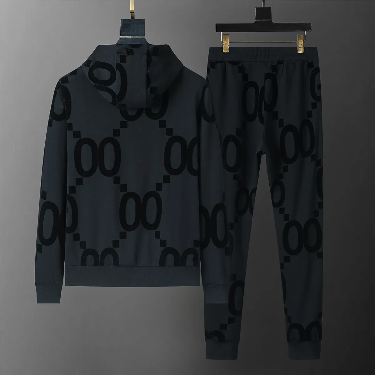 New Fashion Mens Large Tracksuit Street Style Two Piece Suit New Fashion Mens Large Tracksuit Street Style Two Piece Suit