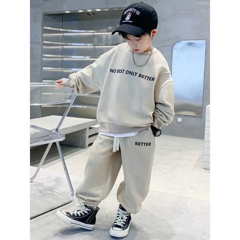 DHgate.com:Boys Spring & Autumn Hoodie Sport Set - Casual
