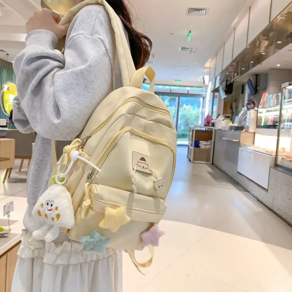 cute japanese mini backpacks Japanese Ins Style Soft Girl Backpack Lightweight... From Momentstore,  $16.09