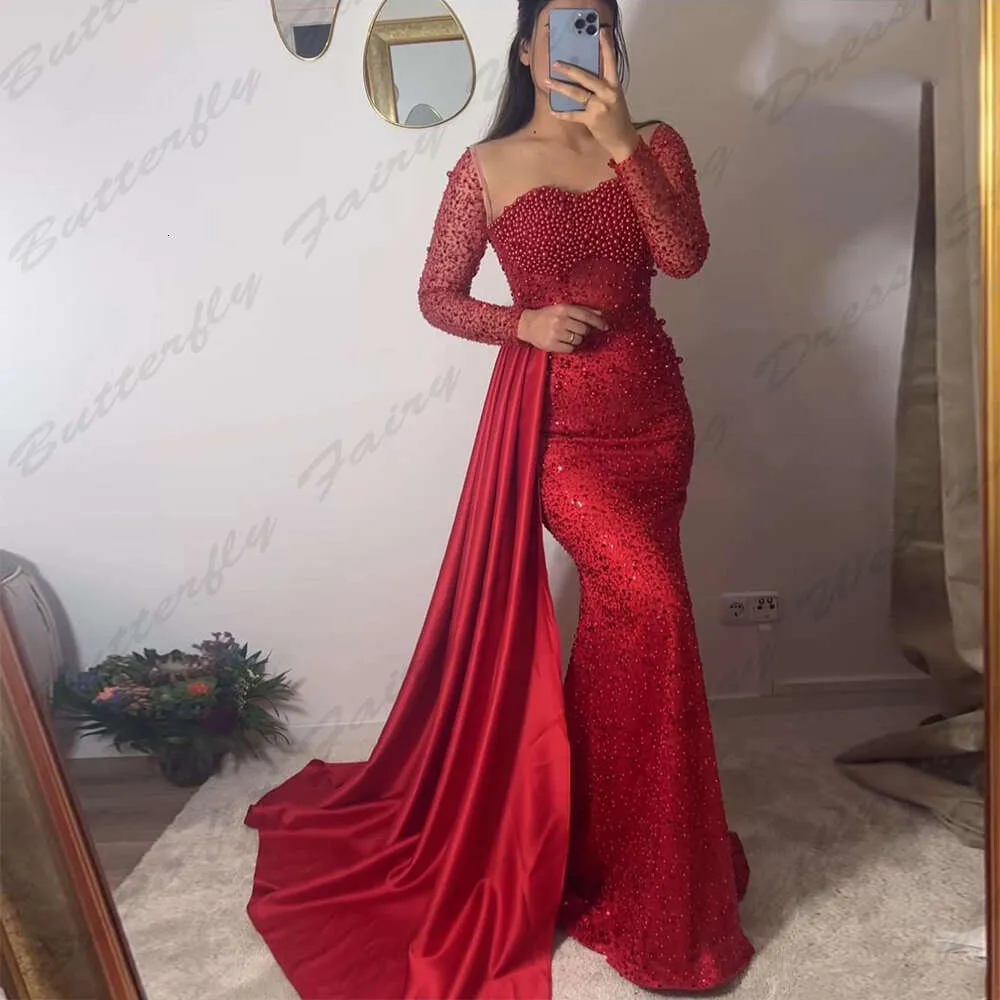 mac duggal womens sequined maxi evening dress Off-Shoulder Long-Sleeve Evening Gown – shopaleena