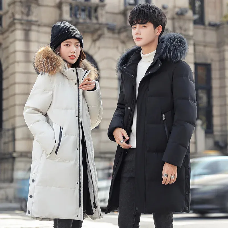 Save Big on Bulk Duck Down Jacket Men's 30 ° C Down Jacket Mens Long Jacket  Winter Warm And Lightweight White Duck Down Jacket Mens Street Jacket