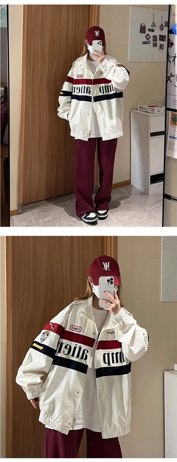Vintage Oversized Racing trench jacket for Women - Y2K Vintage Oversized Racing trench jacket for Women - Y2K