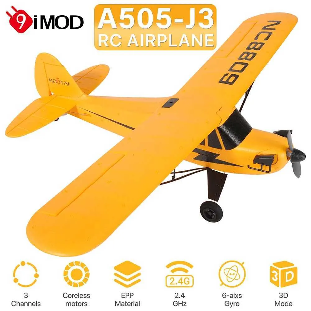 Aereo RC Aereo 3D/6G EPP Ala Fissa Modello 2,4 GHz Regalo Bambini