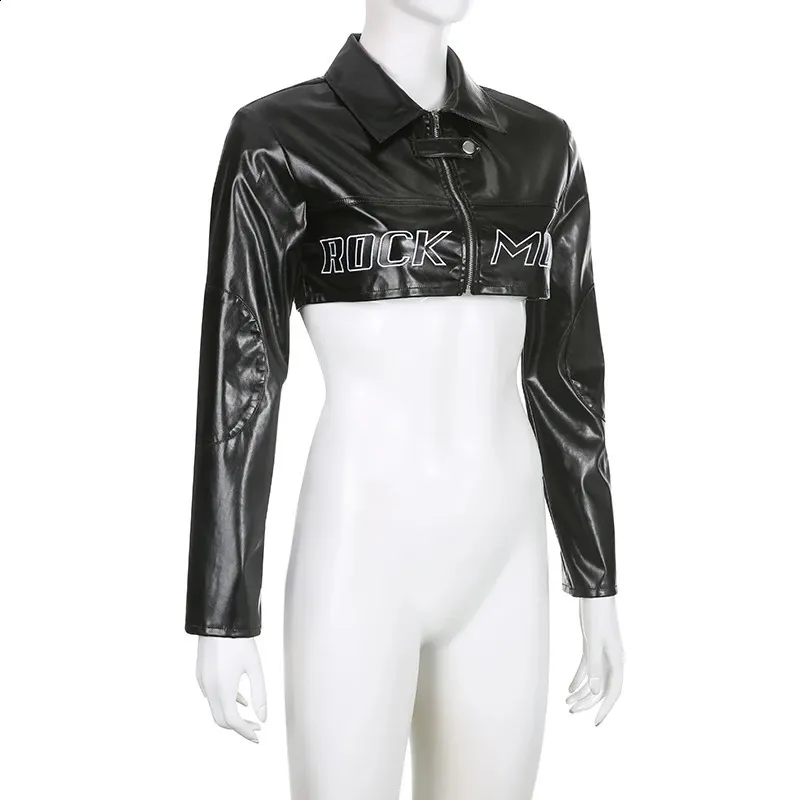 【punk leather jaket short】 Ultra Short Retro Punk Rock Biker Jacket - Premium Quality
