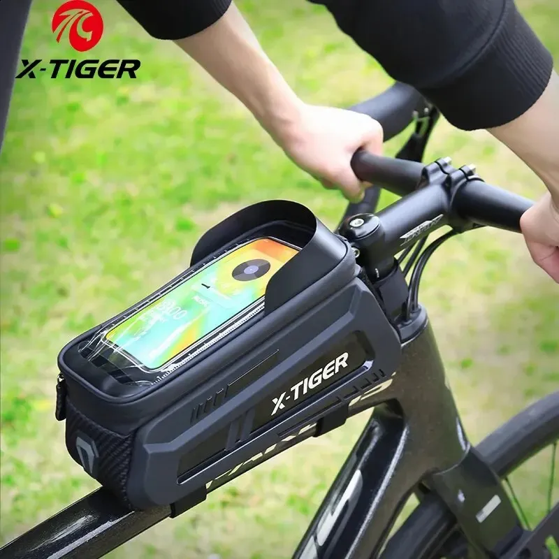 X-TIGER Waterproof frame of a bike Front Tube Phone Case Holder