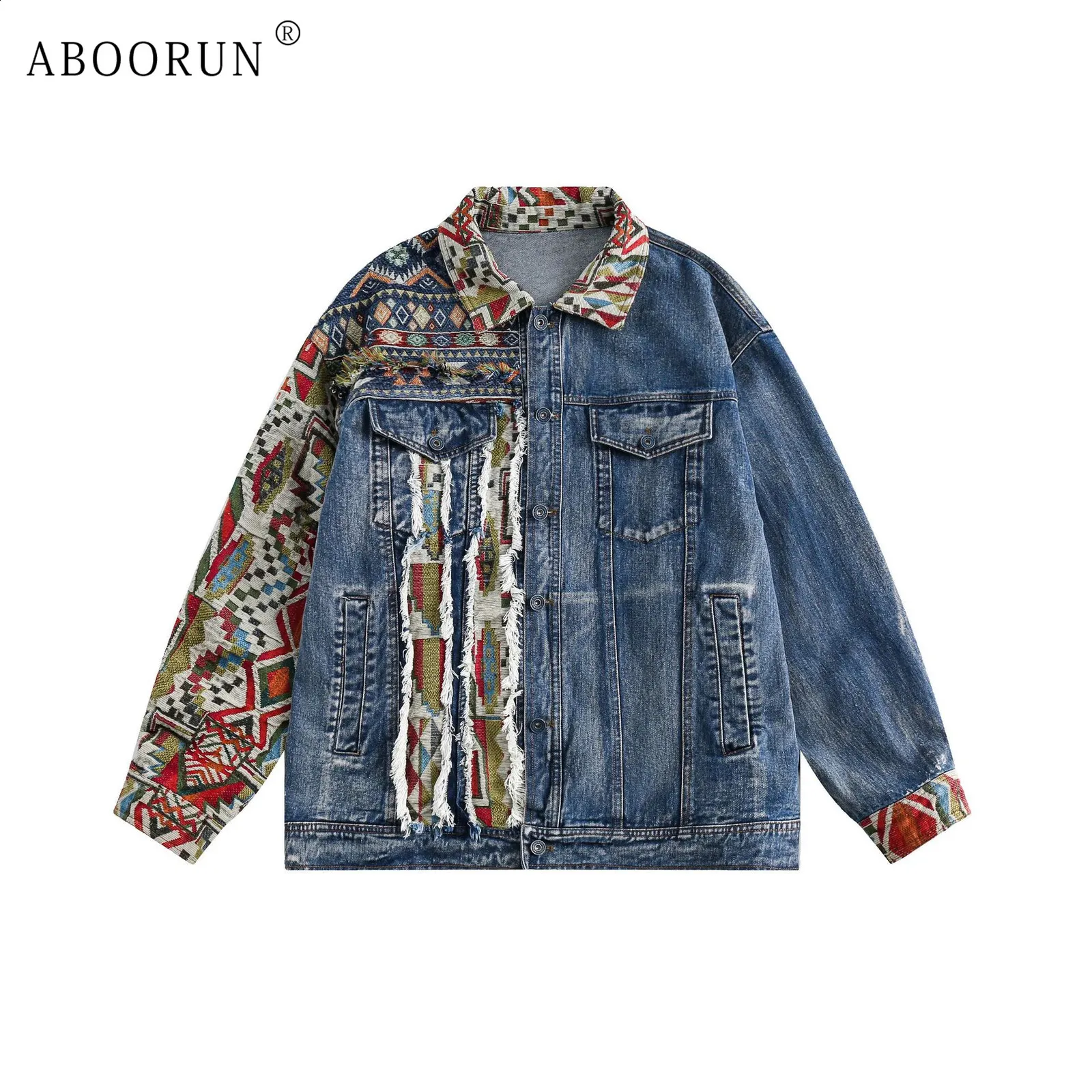 ジャケット・アウター PATCHWORK EMBROIDERY LACE JACKET DHgate.com:Embroidered Patchwork Denim Jacket: Hip Hop