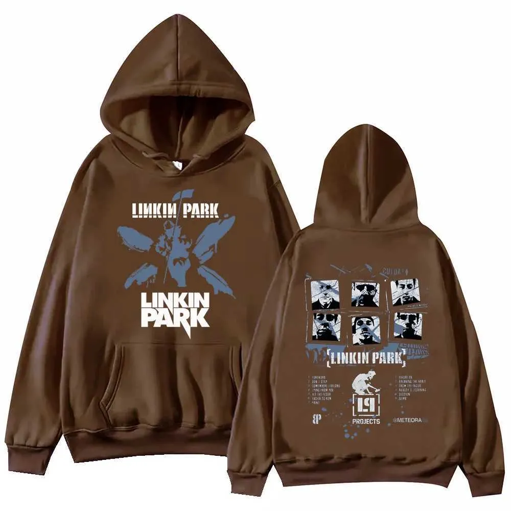 LINKIN PARK パーカー リンキンパークパーカー 男性用のハラジュクスタイルのプルオーバー