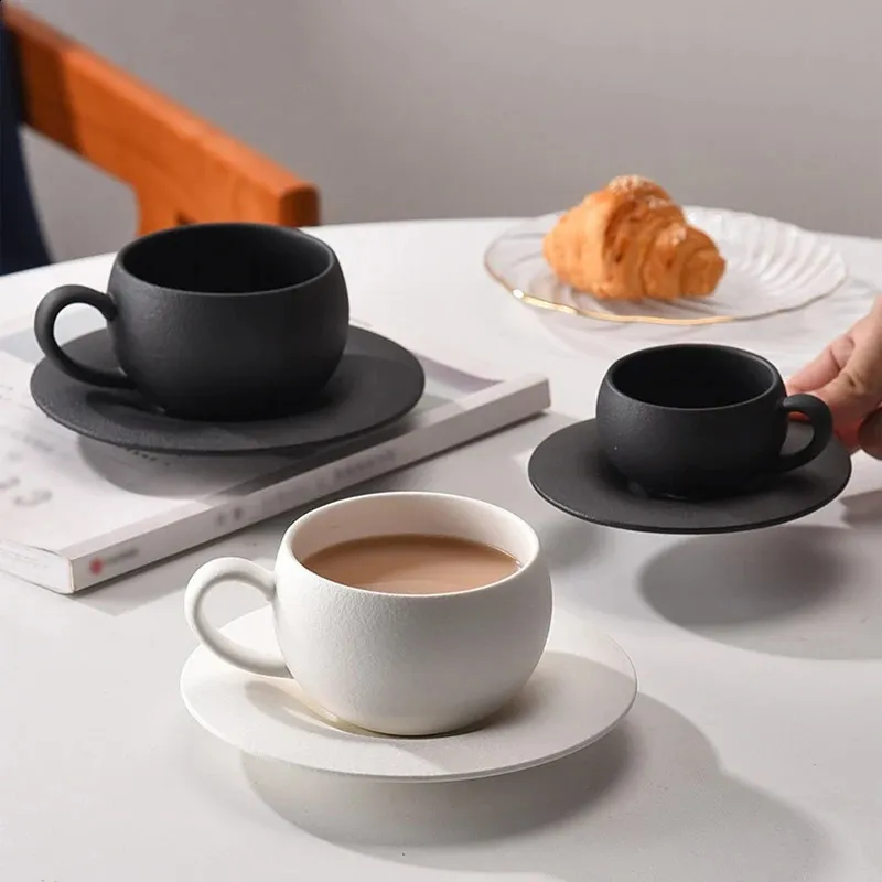 Save Big on Bulk Fire Cupping Cups Burning Stone Pattern Ceramic Coffee  Cups 110ML & 280ML Vintage Style Tea And Water Mugs Set Exquisite Design  For ...