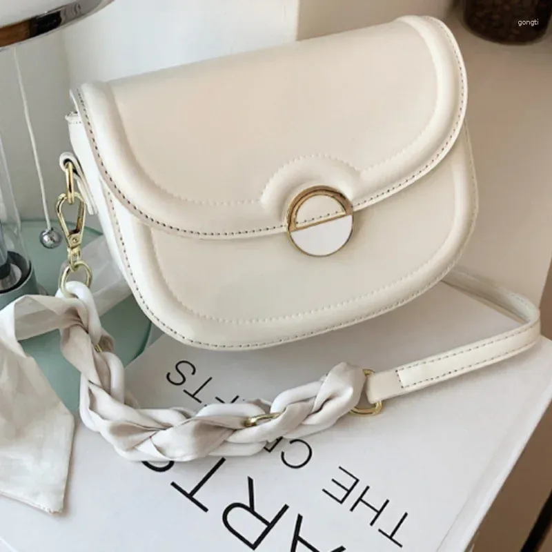 DHgate.com:Womens PU Leather Crossbody Shoulder Bag - Solid