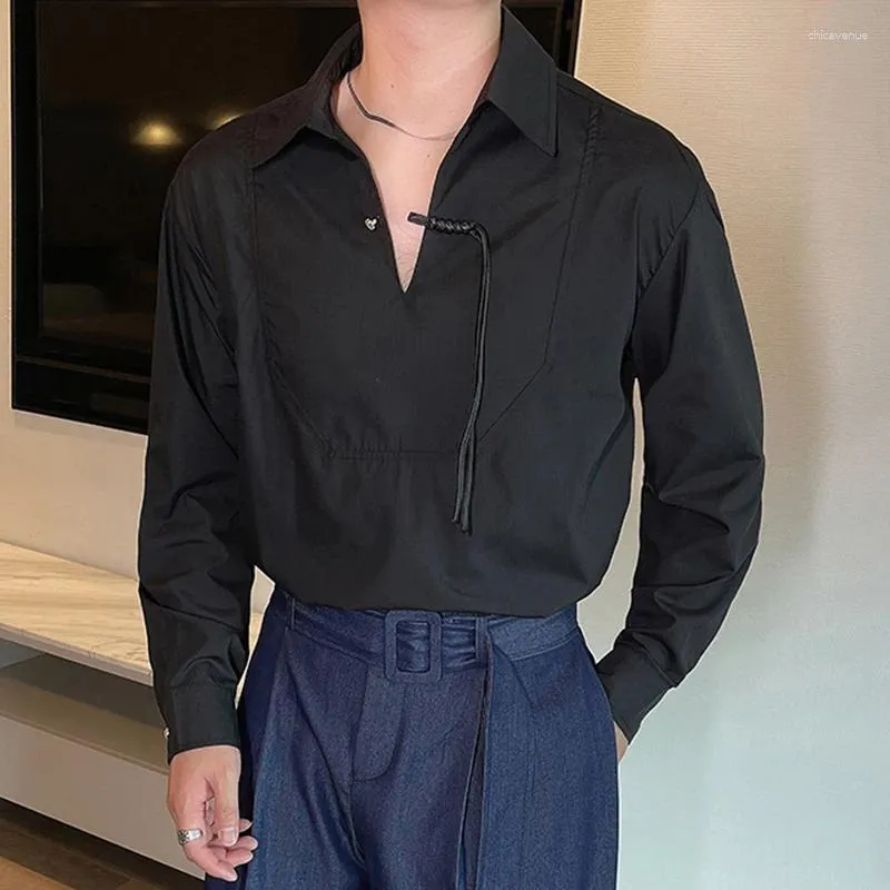 Casual Solid Color Buttons Patchwork Turndown Collar Long Sleeve Two Pieces(No Belt)(3 Colors) Casual Solid Color Buttons Patchwork Turndown Collar Long Sleeve Two Pieces(No Belt)(3 Colors)