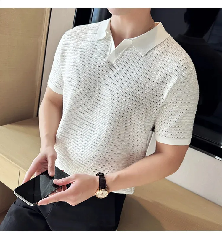 トップス MULTI COLLAR JACQUARD KNIT POLO soerte M soerte（ソエルテ）の「MULTI COLLAR JACQUARD KNIT POLO/マルチ