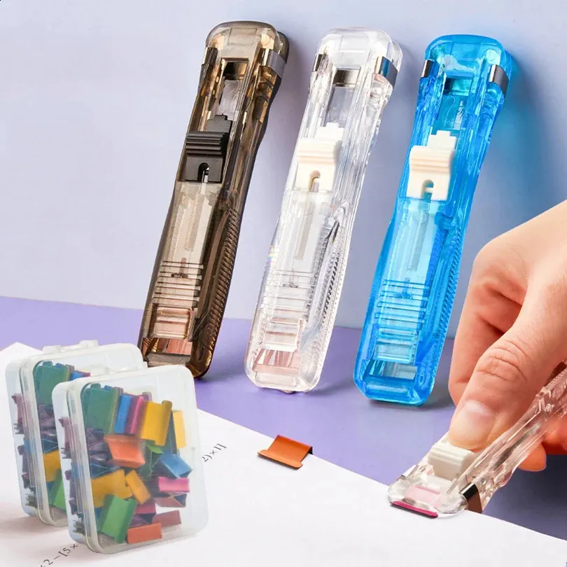 Transparent Acrylic Stapler with Metal Clip Pusher - Premium Quality ...
