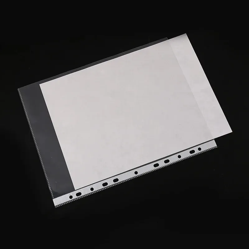 Clear Plastic Wallets Folders A4 30 Pcs Plastic Sleeves For A4 - View #12