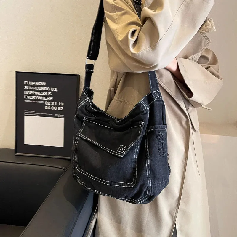 Denim Crossbody Bag: Stylish & Functional! Ladies Jeans