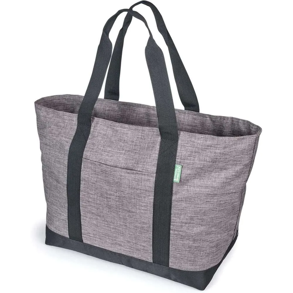 Extra Large Tote Women Or Men With Zipper, Everyday For Work - Main Image