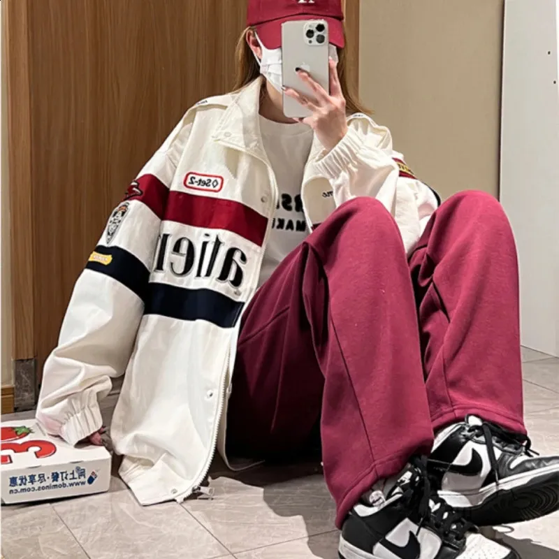 Vintage Oversized Racing trench jacket for Women - Y2K Vintage Oversized Racing trench jacket for Women - Y2K