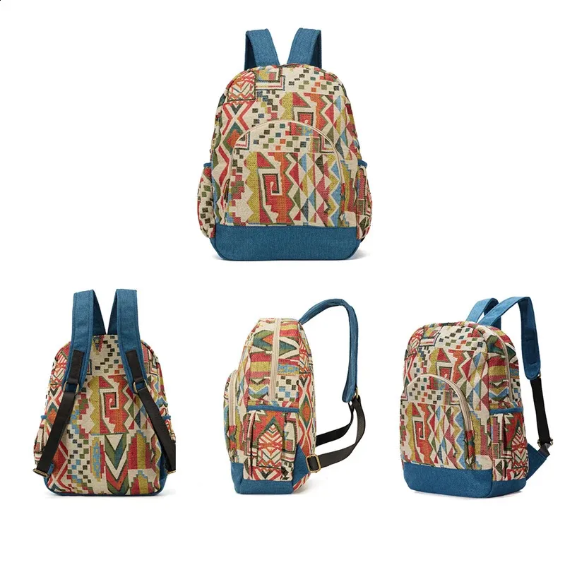 Large Capacity Bohemian Backpack - Premium Fabric, Durable  display picture 1