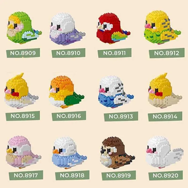 Kawaii Little Bird Building Blocks Set Creative... From Freakhouse, $16 ...