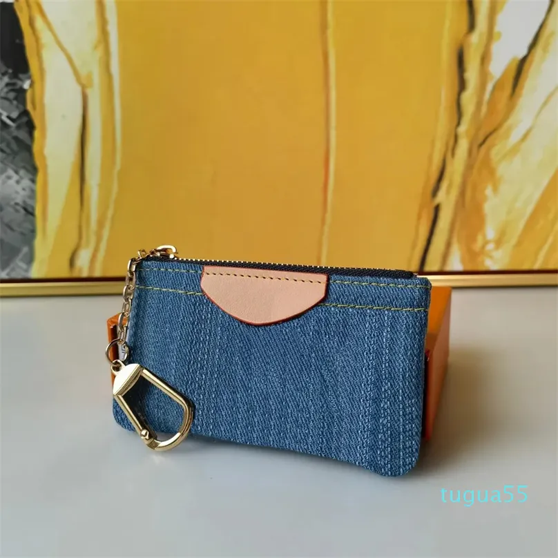 Designer Womens Keychain Wallet With Denim Coin Purse And Card Holder From Tugua55 38.75 DHgate.Com
