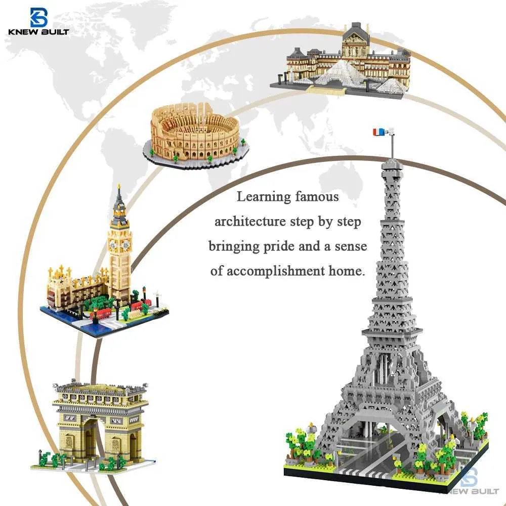 Small Building Blocks: Miniature Architecture Set,... From Freakhouse ...