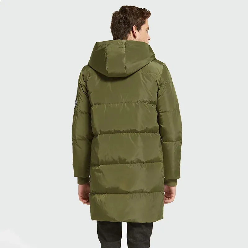 Orolay Men s Winter Down Jacket Fashionable Mid Length Windproof Coat for 2024