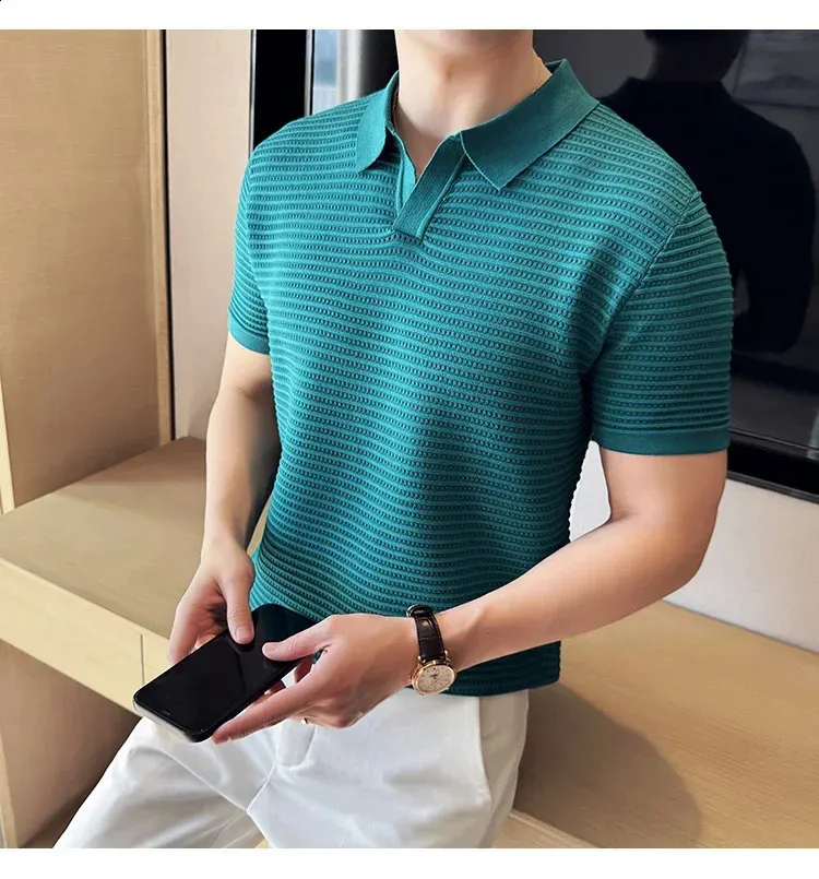 ★★ ★★ striped structured polo knit T12F1KPN 1892aa8cce341d86f03897a5bbaab5