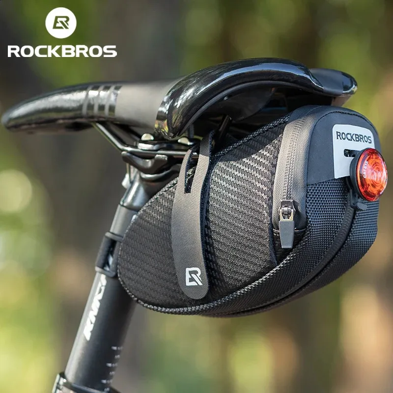 ROCKBROS 3D Shell Bicycle Riding Side Saddle With Reflective Shockproof ...