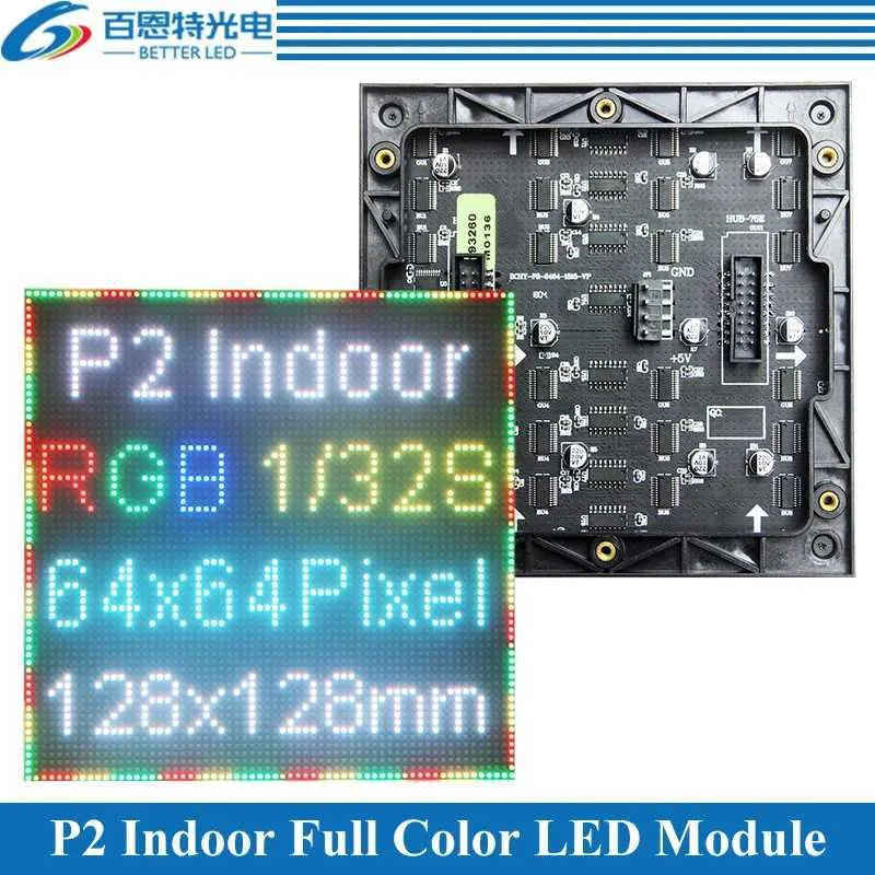 Module P2 Rgb 3 In 1 SMD Full Color P2 P10 Rgb Led Panel Module For Indoor Use ...