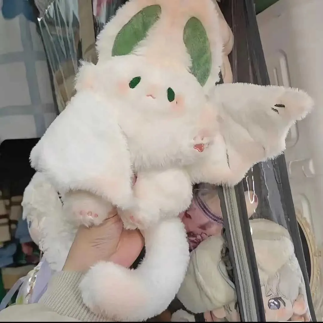 Flying Stuffed Rabbit Flying Sky White Bat Plush Toy Kawaii Animal Creative Magical Spirit ...