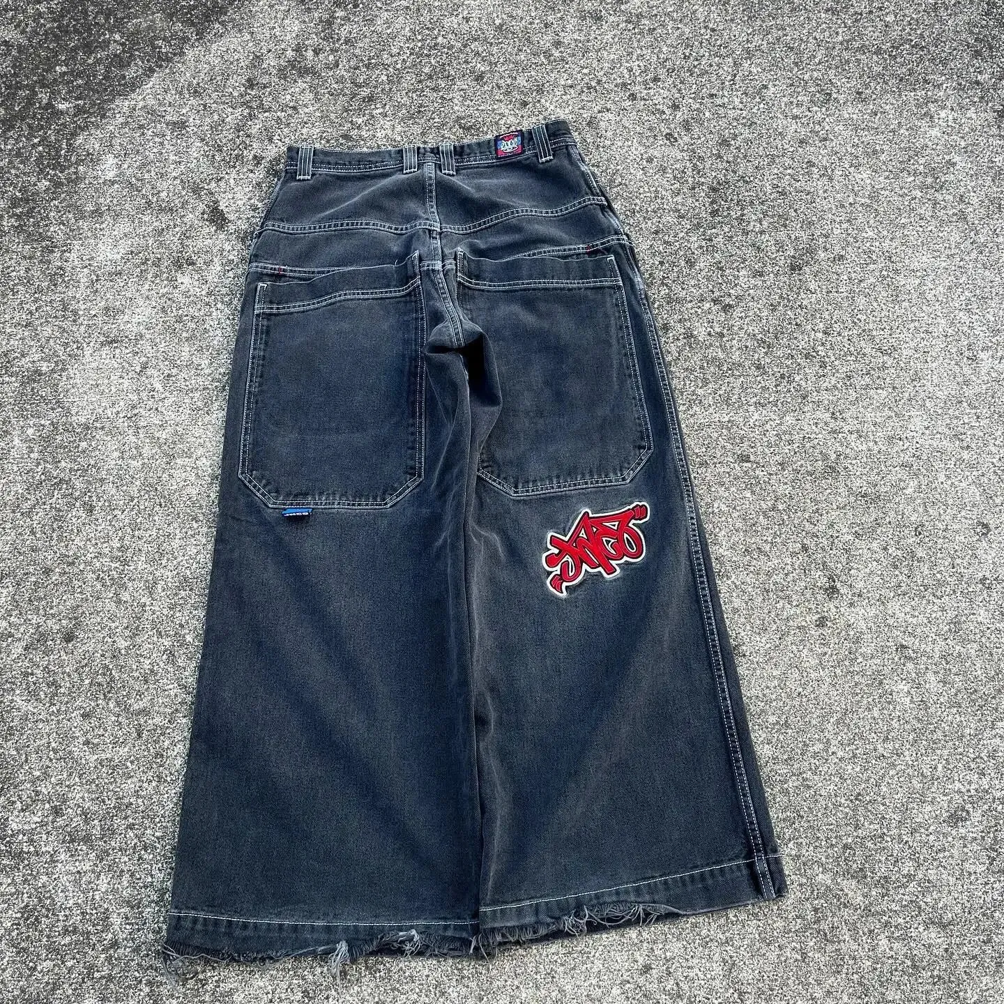 JNCO Mens Baggy Jeans Vintage Y2K Streetwear High From Cinda02