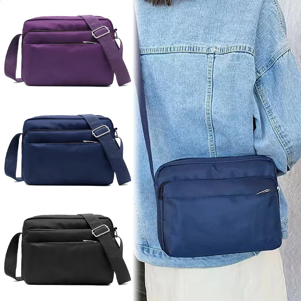 Multiple Bags Minimalist Multi-Pocket Crossbody Bag - Large Capacity Travel & Work ...
