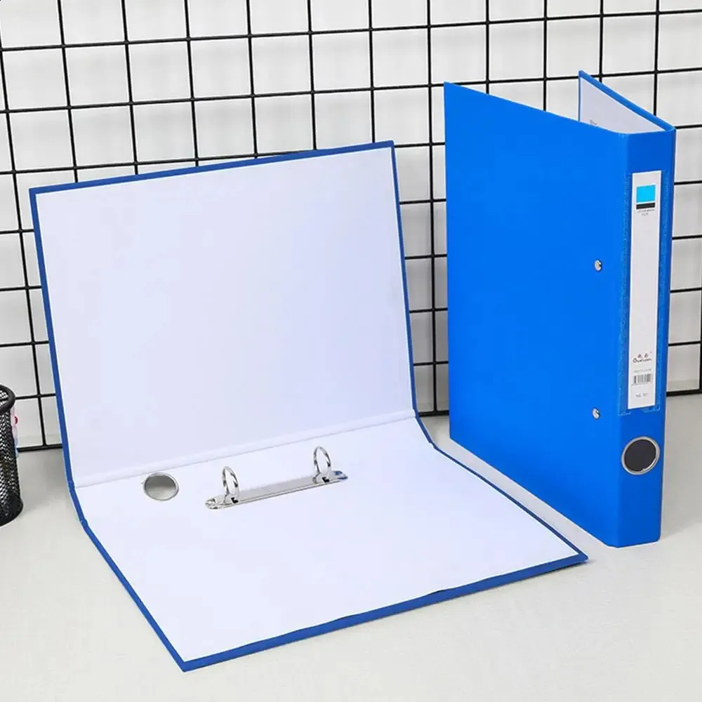 A4 Ring Binder File: Two Hole Document Storage, Thickened Large ...