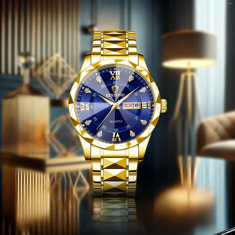 Advanced night light quartz watch deals