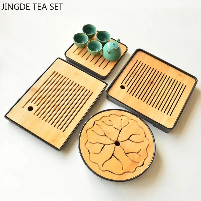 Japanisches Melamin Bambus Tee Tablett: Reise Tee Set Fr Den Brauen Von  Aufbewahrung, Dekorativ Langlebig, Perfekt Fr Tee Liebhaber Von On The Go  Von 15,39  | DHgate