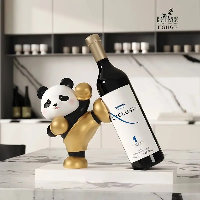 Decorative Lady Wine Rack Single Bottle Holder For Kitchen/Bar (4