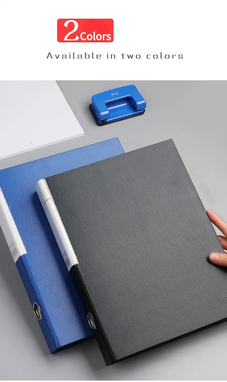 23 Hole A4 Ring Binder Folder, Thickened Large Capacity Document ...