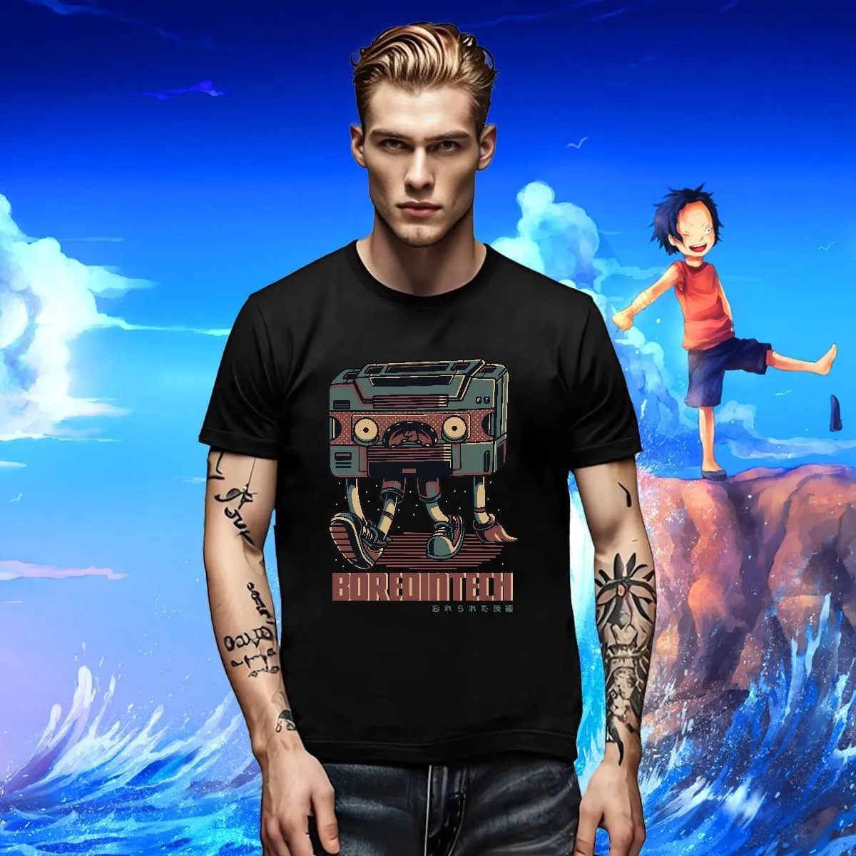 Cool T-Shirts for Men: Premium Cotton, Oversized Fit, Breathable