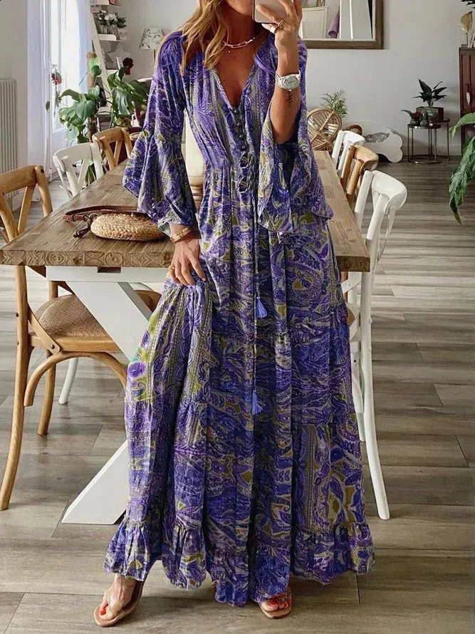 dress red maxi ZITA DRESS